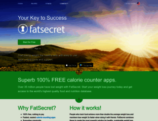 fatsecret.com screenshot