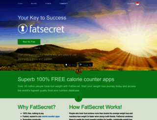 fatsecret.com.sg screenshot