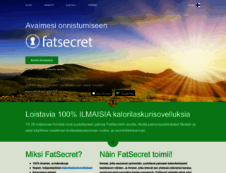 fatsecret.fi screenshot