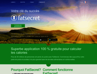 fatsecret.fr screenshot