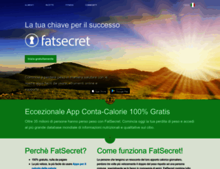 fatsecret.it screenshot