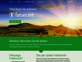 fatsecret.pl screenshot