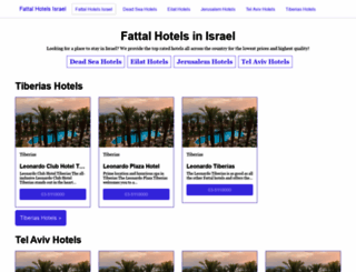 fattal-hotels-israel.com screenshot