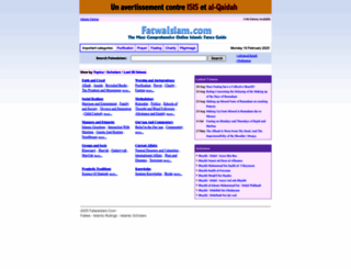 fatwaislam.com screenshot