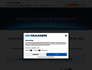 faulhaber-group.com screenshot