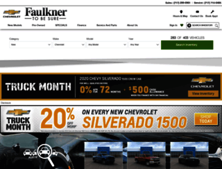faulknerchevroletlancaster.com screenshot