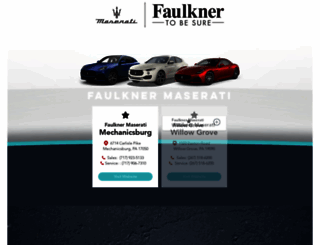 faulknermaserati.com screenshot