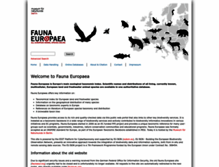 faunaeur.org screenshot