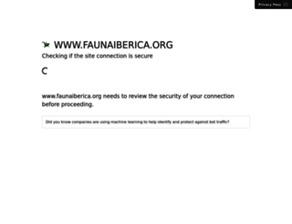 faunaiberica.org screenshot