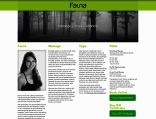 faunamassage.com screenshot