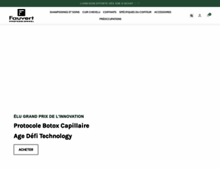 fauvertprofessionnel-boutique.fr screenshot