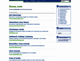 favas.com screenshot