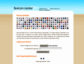 faviconcenter.com screenshot
