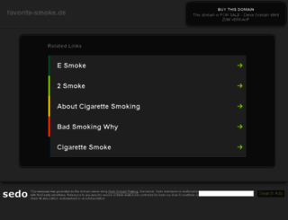 favorite-smoke.de screenshot