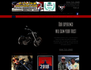 favremotorcycle.com screenshot