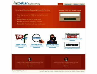 faxbetter.com screenshot