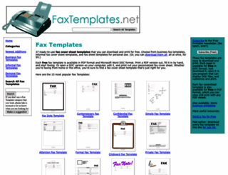 faxtemplates.net screenshot