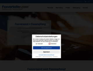 faxverteiler.com screenshot