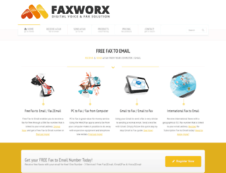 faxworx.co.za screenshot