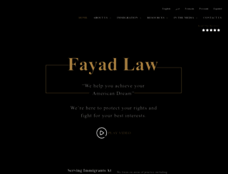 fayadlaw.com screenshot
