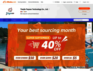 fayeanpaddleboard.en.alibaba.com screenshot