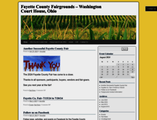 fayettecofairoh.com screenshot