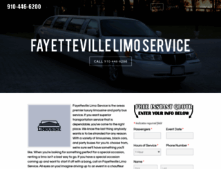 fayettevillelimoservice.com screenshot