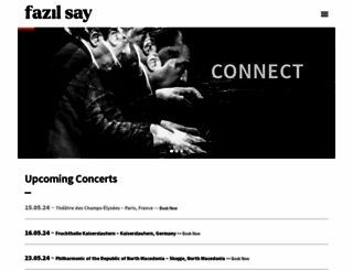 fazilsay.com screenshot