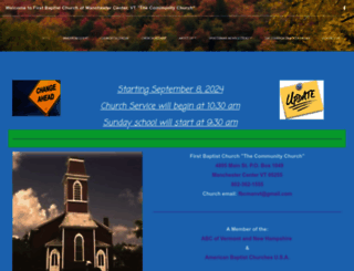 fbcmanvt.org screenshot