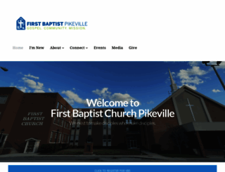 fbcpikeville.org screenshot