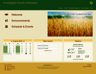 fbcrichland.com screenshot