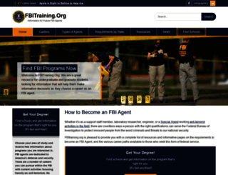 fbitraining.org screenshot