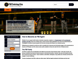 fbitraining.org screenshot