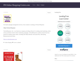 fbonlineshoppingcenter.com screenshot