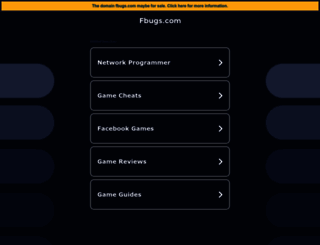 fbugs.com screenshot