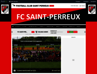 fc-saint-perreux.footeo.com screenshot