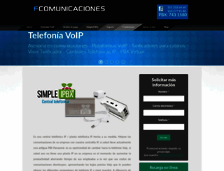fcomunicaciones.com screenshot