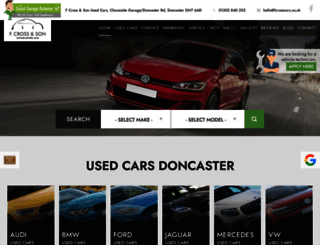 fcrosscars.co.uk screenshot