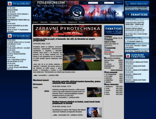 fcslovacko.com screenshot