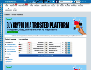 fctables.com screenshot