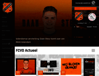 fcvolendam.nl screenshot