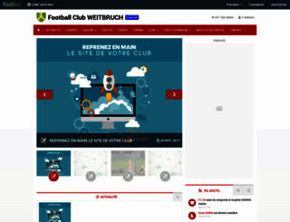 fcweitbruch.footeo.com screenshot