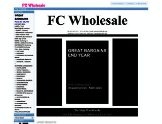 fcwholesale.com screenshot