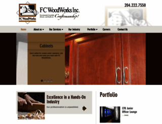 fcwoodworks.com screenshot