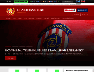 fczbrno.cz screenshot