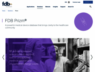 fdbprizm.com screenshot