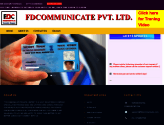 fdcommunicate.com screenshot