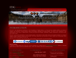 fdg2011.org screenshot