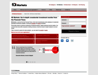 fdimarkets.com screenshot