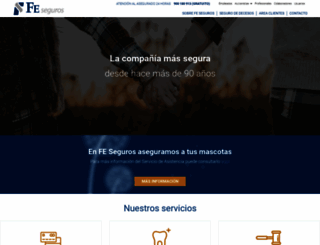 fe-seguros.com screenshot